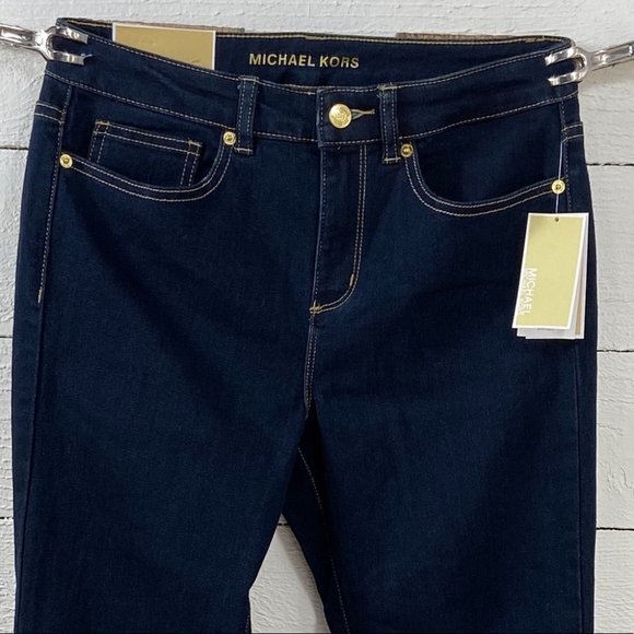 ππHPππ Michael Kors Selma Skinny Dark Wash NWT - Picture 4 of 8